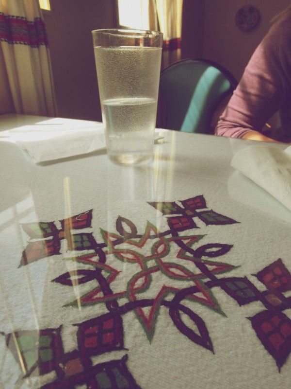 waiting for lunch